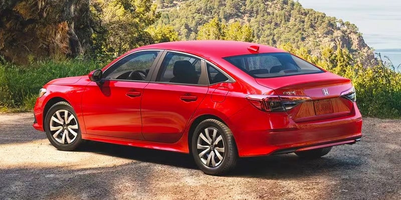 A photo of a red 2024 Honda Civic
